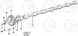 48279 Camshaft A35 Volvo BM A35, Volvo Construction Equipment