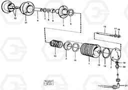 16677 Exhaust pressure regulator A35 Volvo BM A35, Volvo Construction Equipment