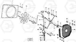 81431 Fan and fan shroud A35 Volvo BM A35, Volvo Construction Equipment