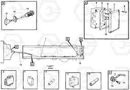 5419 Cable harnesses, rear A35 Volvo BM A35, Volvo Construction Equipment