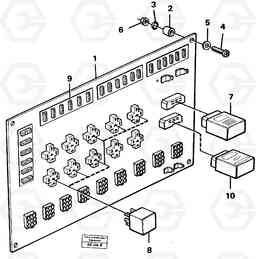 43961 Electrical distribution box A35 Volvo BM A35, Volvo Construction Equipment