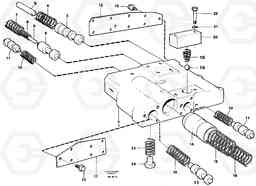 4332 Main pressure valve A35 Volvo BM A35, Volvo Construction Equipment
