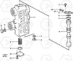 60645 Retarder valve A35 Volvo BM A35, Volvo Construction Equipment