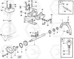 4333 Control for high and low gear A35 Volvo BM A35, Volvo Construction Equipment