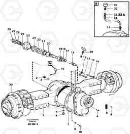 90753 Planet shaft A35 Volvo BM A35, Volvo Construction Equipment