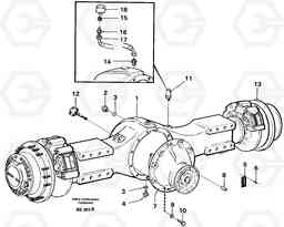8170 Planet shaft rear A35 Volvo BM A35, Volvo Construction Equipment