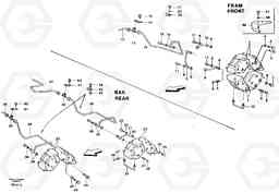 85407 Brake and tubes A35 Volvo BM A35, Volvo Construction Equipment