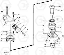 15781 Pump A35 Volvo BM A35, Volvo Construction Equipment