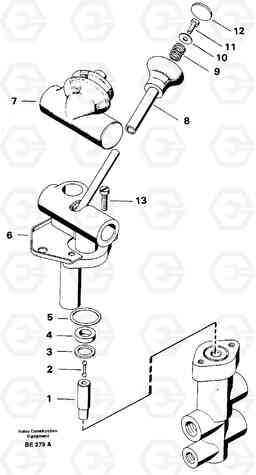 15783 Parking brake valve A35 Volvo BM A35, Volvo Construction Equipment