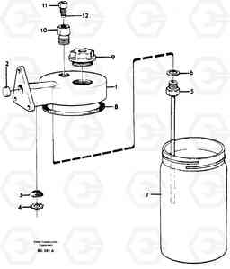 17070 Anti-freeze reservoir A35 Volvo BM A35, Volvo Construction Equipment