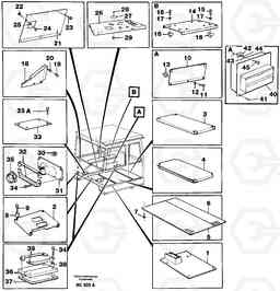 5008 Floor panel, cover plate protecting plate A35 Volvo BM A35, Volvo Construction Equipment