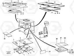 27572 Insulating matting A35 Volvo BM A35, Volvo Construction Equipment