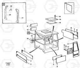 19892 Insulating matting upholstery A35 Volvo BM A35, Volvo Construction Equipment