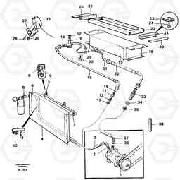 37496 Air-conditioning evaporator A35 Volvo BM A35, Volvo Construction Equipment