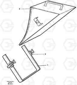 19900 Stop block for wheel A35 Volvo BM A35, Volvo Construction Equipment