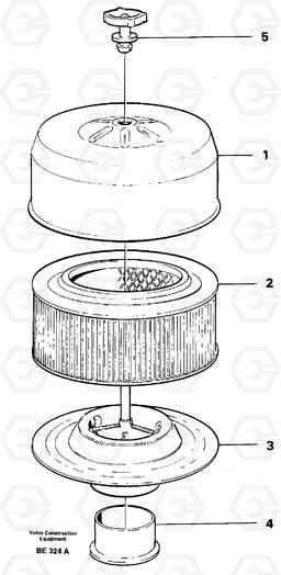 2350 Filter A35 Volvo BM A35, Volvo Construction Equipment