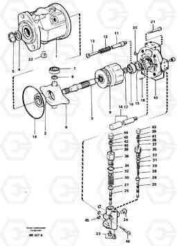 25762 Hydraulic pump A35 Volvo BM A35, Volvo Construction Equipment