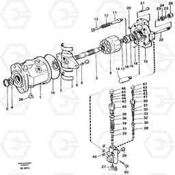 23476 Hydraulic pump A35 Volvo BM A35, Volvo Construction Equipment