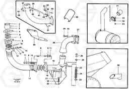 87903 Body heating A35 Volvo BM A35, Volvo Construction Equipment
