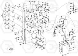 85458 Hydraulic brake-system tractor A35 Volvo BM A35, Volvo Construction Equipment