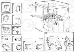 22913 Cable harnesses, cab A35 Volvo BM A35, Volvo Construction Equipment