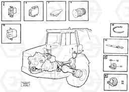 5405 Cable harnesses, front A35 Volvo BM A35, Volvo Construction Equipment