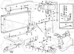 87863 Radiator with connecting-parts A35 Volvo BM A35, Volvo Construction Equipment