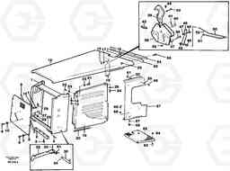 84785 Engine hood A35 Volvo BM A35, Volvo Construction Equipment