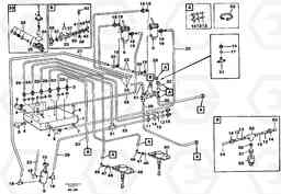 24012 Pneumatic system: Differential, cab A35 Volvo BM A35, Volvo Construction Equipment