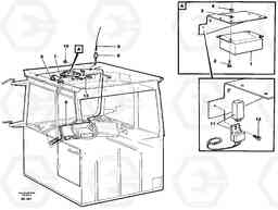 4331 Voltage converter and cable harness for radio A35 Volvo BM A35, Volvo Construction Equipment