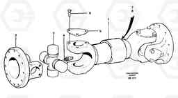 4334 Propeller shaft A35 Volvo BM A35, Volvo Construction Equipment