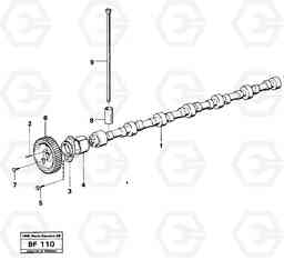 53995 Camshaft A25B A25B, Volvo Construction Equipment