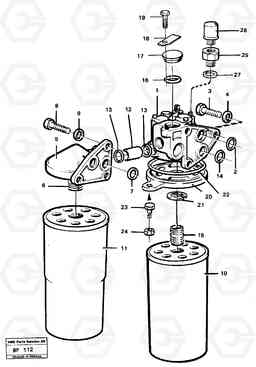 24157 Oil filter A25B A25B, Volvo Construction Equipment