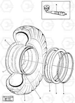 97130 Wheel equipment A25B A25B, Volvo Construction Equipment