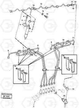 52046 Fuel pipes-injector A25B A25B, Volvo Construction Equipment