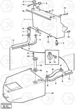 68049 Fuel tank A25B A25B, Volvo Construction Equipment