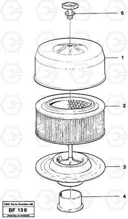 21861 Filter A25B A25B, Volvo Construction Equipment