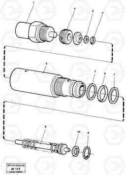 45802 Pressure sensor A25B A25B, Volvo Construction Equipment