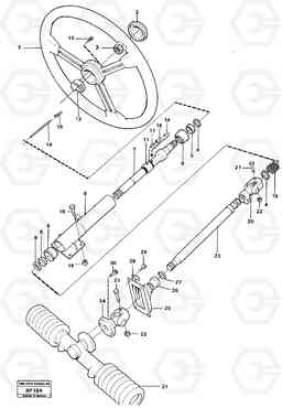 87007 Steering gear A25B A25B, Volvo Construction Equipment