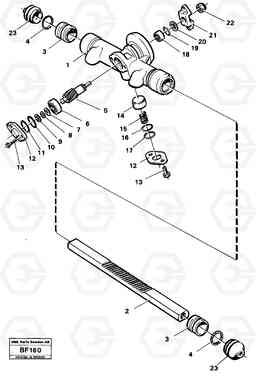 8446 Rack gear A25B A25B, Volvo Construction Equipment