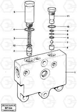 21824 Valves A25B A25B, Volvo Construction Equipment