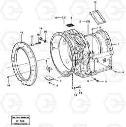 24464 Gearbox housing A25B A25B, Volvo Construction Equipment