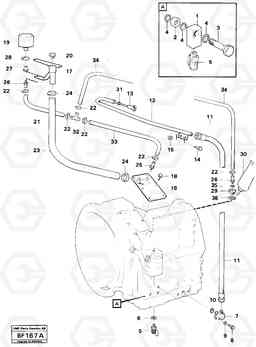 99338 Oil dipstick A25B A25B, Volvo Construction Equipment