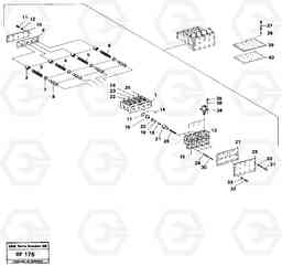 4342 Valve block A25B A25B, Volvo Construction Equipment