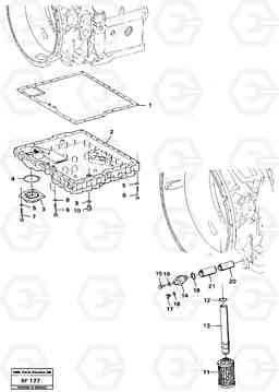 48127 Oil sump A25B A25B, Volvo Construction Equipment