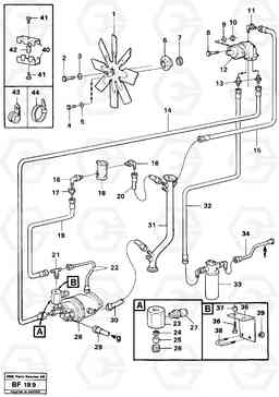 97820 Fan, fitting and drive A25B A25B, Volvo Construction Equipment