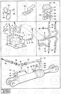 84104 Tipping system A25B A25B, Volvo Construction Equipment