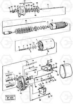 4326 Starter motor A25B A25B, Volvo Construction Equipment