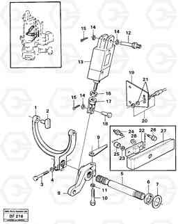 20650 Control for high and low gear A25B A25B, Volvo Construction Equipment