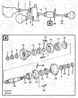 4352 Power shafts A25B A25B, Volvo Construction Equipment